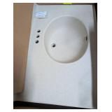 37-inch Vanity Top Sink - NEW