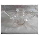 Clear Glass Tea Infuser Pot
