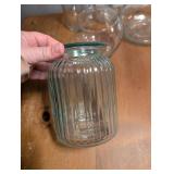 Mixed Clear Glass Jars Collection (used for candy bar)