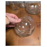 Mixed Clear Glass Jars Collection (used for candy bar)