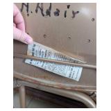 1960s Cosco Metal Folding Chairs - 2 ct