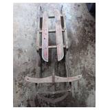 Vintage Wooden Snow Sled