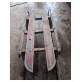 Vintage Wooden Snow Sled
