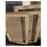 Old Wood Frame Windows - 5 ct