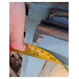 Old Wood Window Sashes with Blue Paint - 7 ct