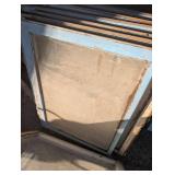 Old Wood Window Sashes with Blue Paint - 7 ct