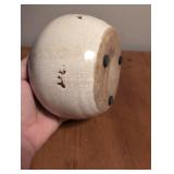 White Ceramic Crackle Jug - 6 in