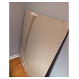 Large Ornate Gold Frame Mirror (used for party, chalk paint wipes off) - 34x44