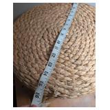 Round Woven Water Hyacinth Mini Stool