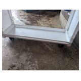 White Plastic Rolling Storage Rack