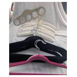 Various Closet Hangers - Velvet and Plush