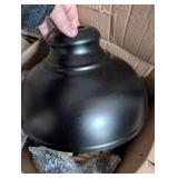 Black Metal Dome Pendant Light Fixture