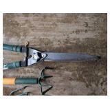 Garden Tool Set - Hedge Shears, Cultivator and Hand Trowel