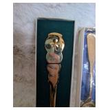 1979 Rogers First Colony Gold-Plated Collector Spoons - 2 ct