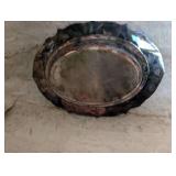 Ornate Silver Plated Serving Tray