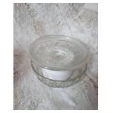Avon Beauty Dust Crystal Container with Powder