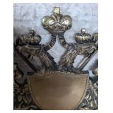 Imperial Russian Double-Headed Eagle Coat of Arms Wall Plaque