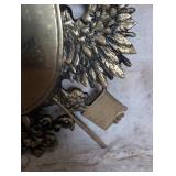 Imperial Russian Double-Headed Eagle Coat of Arms Wall Plaque