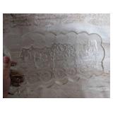 North Pole Express Glass Plate