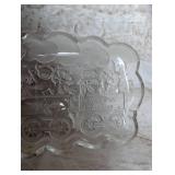 North Pole Express Glass Plate