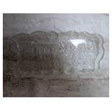 North Pole Express Glass Plate