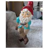 Traditional Garden Gnome with Pipe