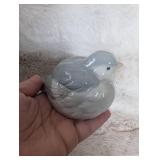 Ceramic Rose Candle Holder and Dove Figurine Set