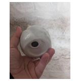 Ceramic Rose Candle Holder and Dove Figurine Set