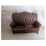Victorian Style Tufted Couch Figure Remote Holder