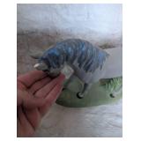 Decorative Horse Figurine with Glitter Mane