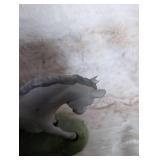 Decorative Horse Figurine with Glitter Mane