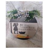 Decorative Laundry Room Wall Sign