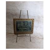 Mini Monet Japanese Bridge Print with Display Easel