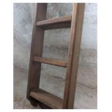 Mini Rustic Wooden Ladder with Heart Detail