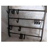 Adjustable Scarf Rod Set with Hooks