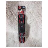 MSLE Pet Collar - Black and Red Sports Design