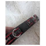 MSLE Pet Collar - Black and Red Sports Design