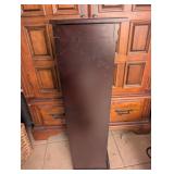 Traditional Mahogany Jewelry Armoire with Mirror