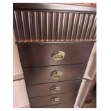 Traditional Mahogany Jewelry Armoire with Mirror