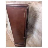 Decorative Wooden Jewelry Box with Painted Glass Panels