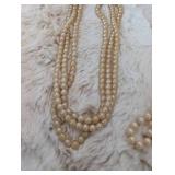 Classic Double Strand Pearl Necklace