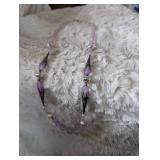 Elegant Amethyst and Silver Filigree Necklace