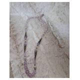 Elegant Amethyst and Silver Filigree Necklace