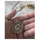 Victorian Era Jewelry Collection - Pocket Watches and Cameo Brooch