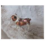 Decorative Enamel Bulldog Trinket Box