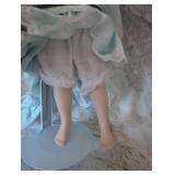 Victorian Style Porcelain Doll with Daisy Crown