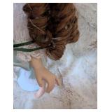 Victorian Style Porcelain Doll with Daisy Crown