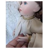 Angel Wing Porcelain Doll Collection + Stands - 3 ct