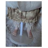 Angel Wing Porcelain Doll Collection + Stands - 3 ct