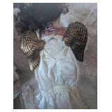 Angel Wing Porcelain Doll Collection + Stands - 3 ct